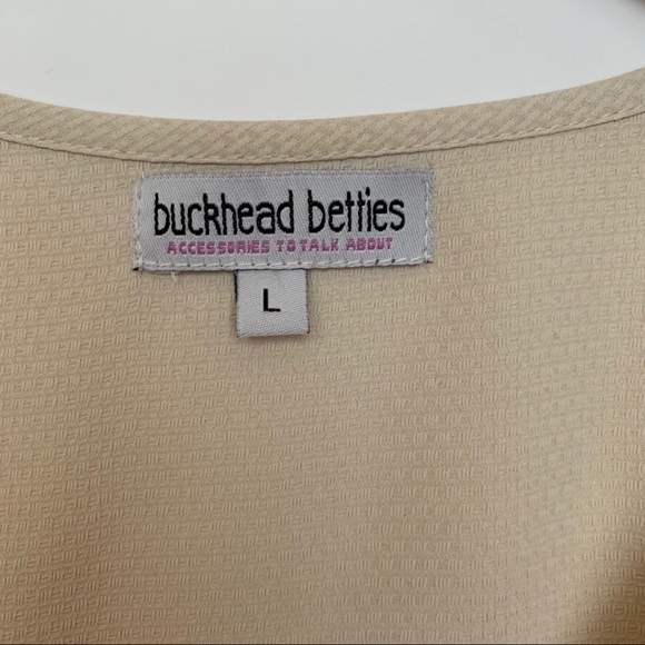 Buckehead Betties Cream Berkley Tank Large - Picture 4 of 8